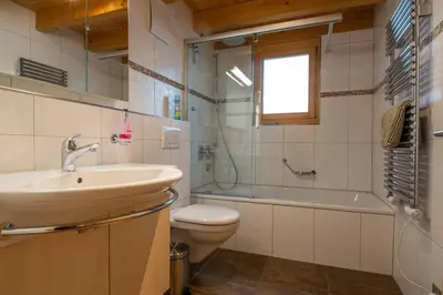 Ein Badezimmer in der Unterkunft Ferienwohnung Schützenrain DG