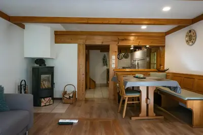 Küche/Küchenzeile in der Unterkunft Chalet Elza