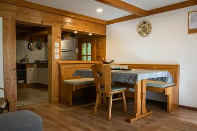 Küche/Küchenzeile in der Unterkunft Chalet Elza