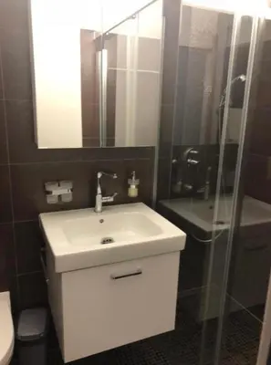 Ein Badezimmer in der Unterkunft Apartment Zayetta