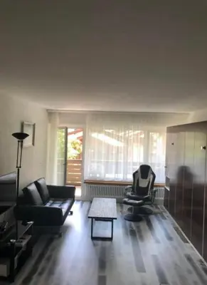 Ein Sitzbereich in der Unterkunft Apartment Zayetta
