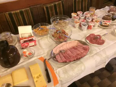 Essen im Bed & Breakfast oder in der Nähe