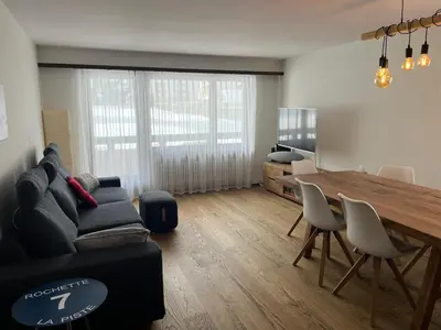 Ein Sitzbereich in der Unterkunft Residence A