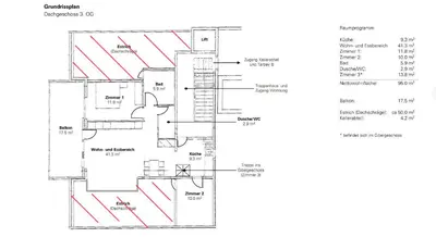 Grundriss der Unterkunft 328 Ringstrasse
