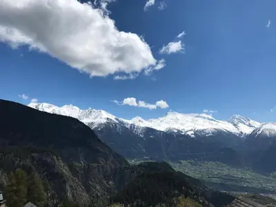 Naturlandschaft in der Nähe des Chalets