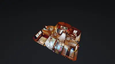Das Gebäude in dem sich das Chalet befindet
