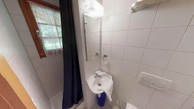 Ein Badezimmer in der Unterkunft Saxo