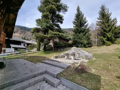 Naturlandschaft in der Nähe des Chalets
