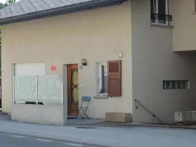Das Gebäude in dem sich die Pension befindet