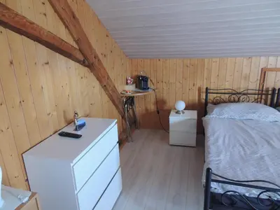 Küche/Küchenzeile in der Unterkunft Chambre d'hôte du Moulin