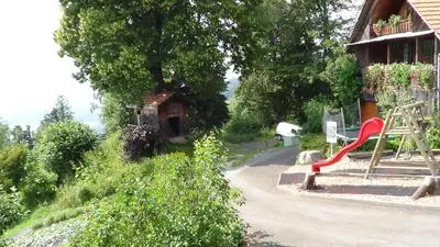 Ein Garten an der Unterkunft Ferienhof Krinde