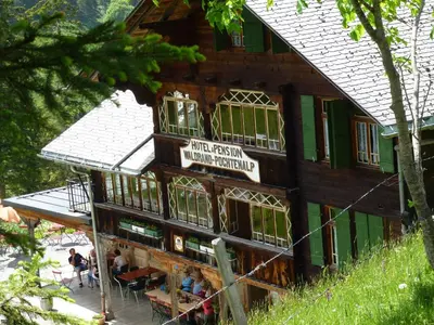 Das Gebäude in dem sich das Hotel befindet