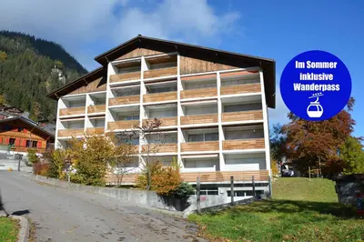 Ein allgemeiner Bergblick oder ein Berglick von der Ferienwohnung aus
