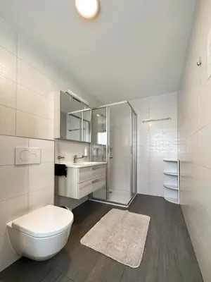 Ein Badezimmer in der Unterkunft Aux Bons Matins de Gégé