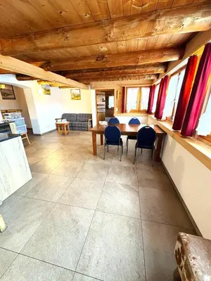 Küche/Küchenzeile in der Unterkunft Chemihüttli Apartments Axalp