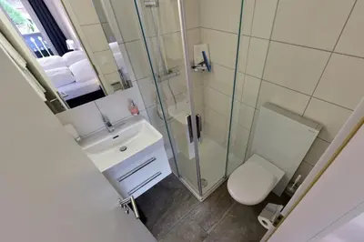 Ein Badezimmer in der Unterkunft Hotel Sternen