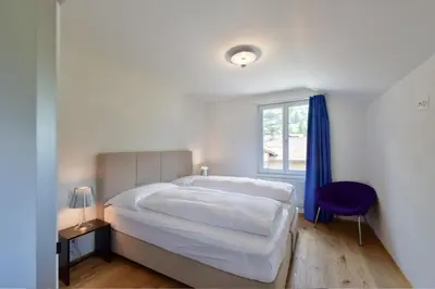Ein Bett oder Betten in einem Zimmer der Unterkunft Hotel Sternen
