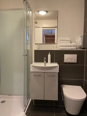 Ein Badezimmer in der Unterkunft Hotel Twing