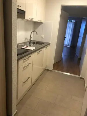 Küche/Küchenzeile in der Unterkunft Haus Astoria