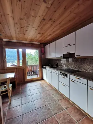 Küche/Küchenzeile in der Unterkunft Chalet Edi