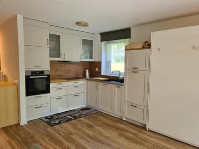 Küche/Küchenzeile in der Unterkunft Apartments Haus Quelle