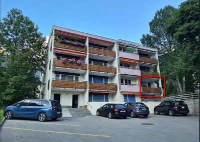 Das Gebäude in dem sich die Ferienwohnung befindet