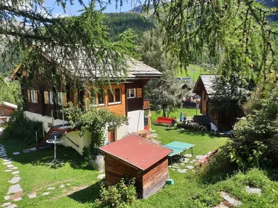 Naturlandschaft in der Nähe des Chalets