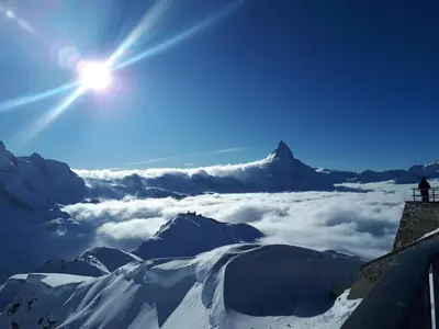 Naturlandschaft in der Nähe des Chalets