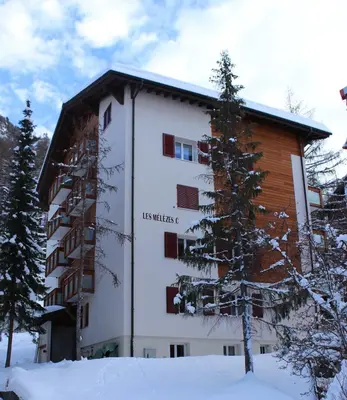 Haus Les Mélèzes C im Winter