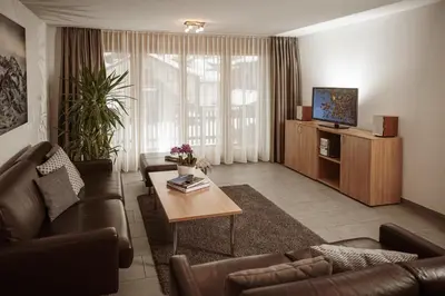 TV/Unterhaltungsangebot in der Unterkunft Haus Mischabel