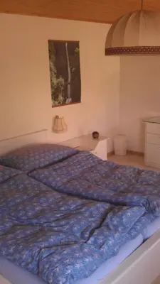 Ein Bett oder Betten in einem Zimmer der Unterkunft Ferienwohnung Käch