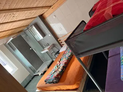 Küche/Küchenzeile in der Unterkunft Berghotel Furggstalden