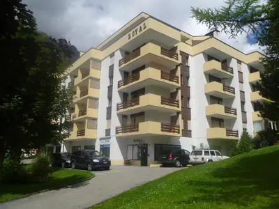 Das Gebäude in dem sich die Ferienwohnung befindet