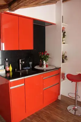 Küche/Küchenzeile in der Unterkunft Haus Rosa