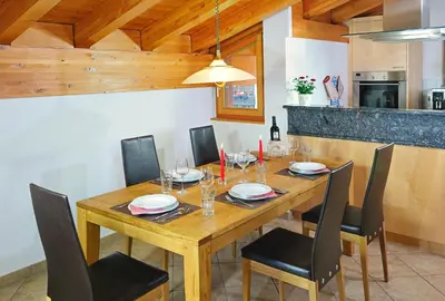 Grundriss der Unterkunft Chalet Z`Wichjehüs