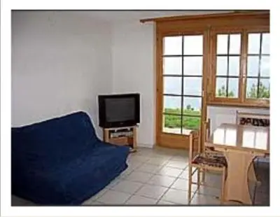 Ein Sitzbereich in der Unterkunft Residence Selika