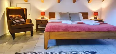 Ein Bett oder Betten in einem Zimmer der Unterkunft Apartment Honegg