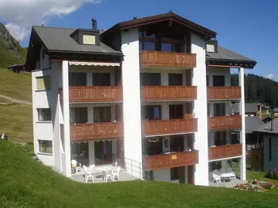 Das Gebäude in dem sich die Ferienwohnung befindet