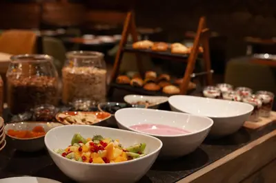 Essen im Hotel oder in der Nähe