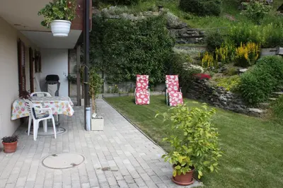 Ein Garten an der Unterkunft Chalet Protea