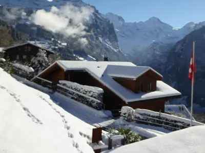 Naturlandschaft in der Nähe des Chalets