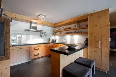 Küche/Küchenzeile in der Unterkunft Apartment Caspar