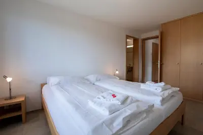 Ein Bett oder Betten in einem Zimmer der Unterkunft Haus Bella Vista
