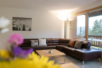 Ein Sitzbereich in der Unterkunft Haus Bella Vista