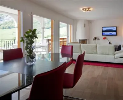 Ein Sitzbereich in der Unterkunft Residenz Ambassador B11