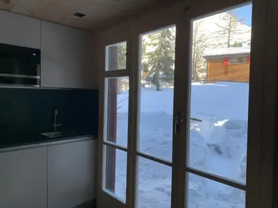 Küche/Küchenzeile in der Unterkunft Chalet Minga Mal