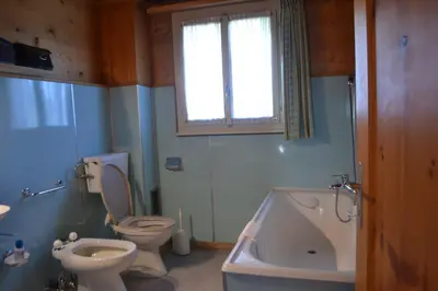 Ein Badezimmer in der Unterkunft Chalet Minga Mal