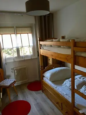 Ein Bett oder Betten in einem Zimmer der Unterkunft Choucas A16