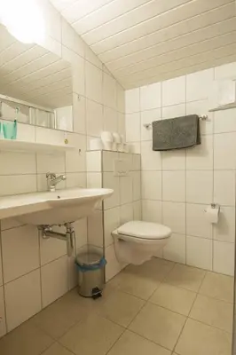 Ein Badezimmer in der Unterkunft Buchhüttli