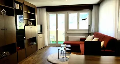 Ein Sitzbereich in der Unterkunft Lorée 201
